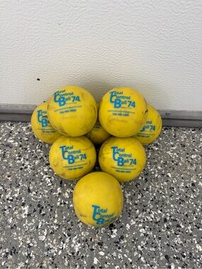 Lot of 8 TCB Total Control Ball 74 Weighted Baseball Softball Training Heavy